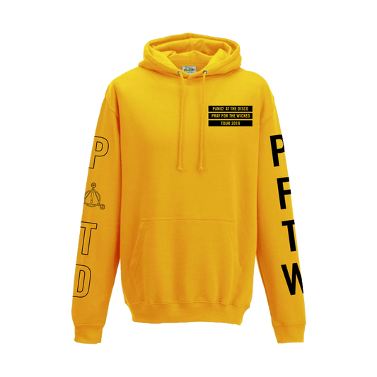 Gold Outline Pullover Hoodie