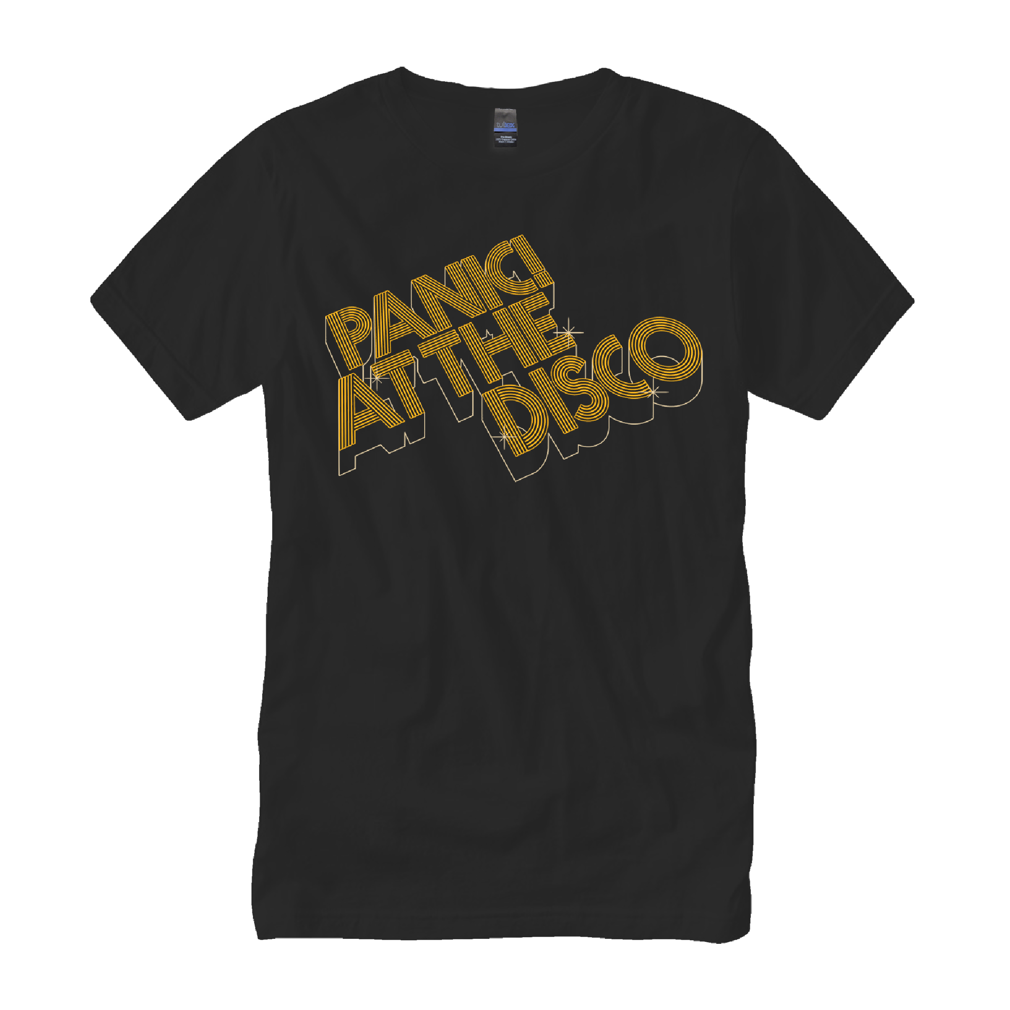 3D Gold Logo Tee Panic! At The Disco UK