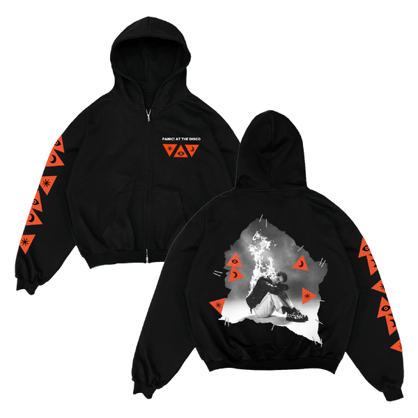 EU UK Tour Admat Zip Hoodie Panic At The Disco UK