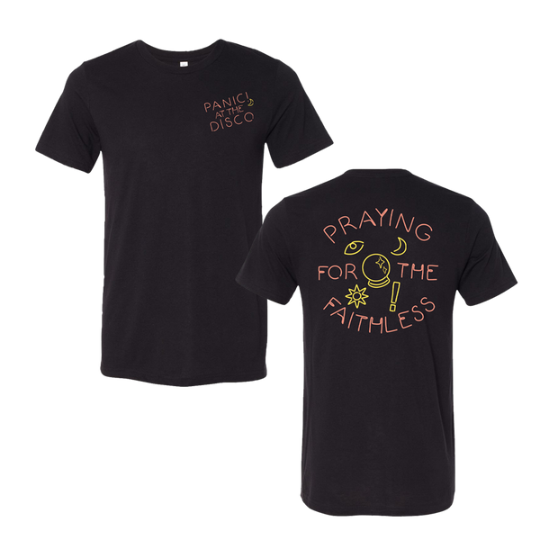 Panic! At The Disco Tシャツ ブラック Panic at the Disco T-Shirt – East Village Vintage Collective