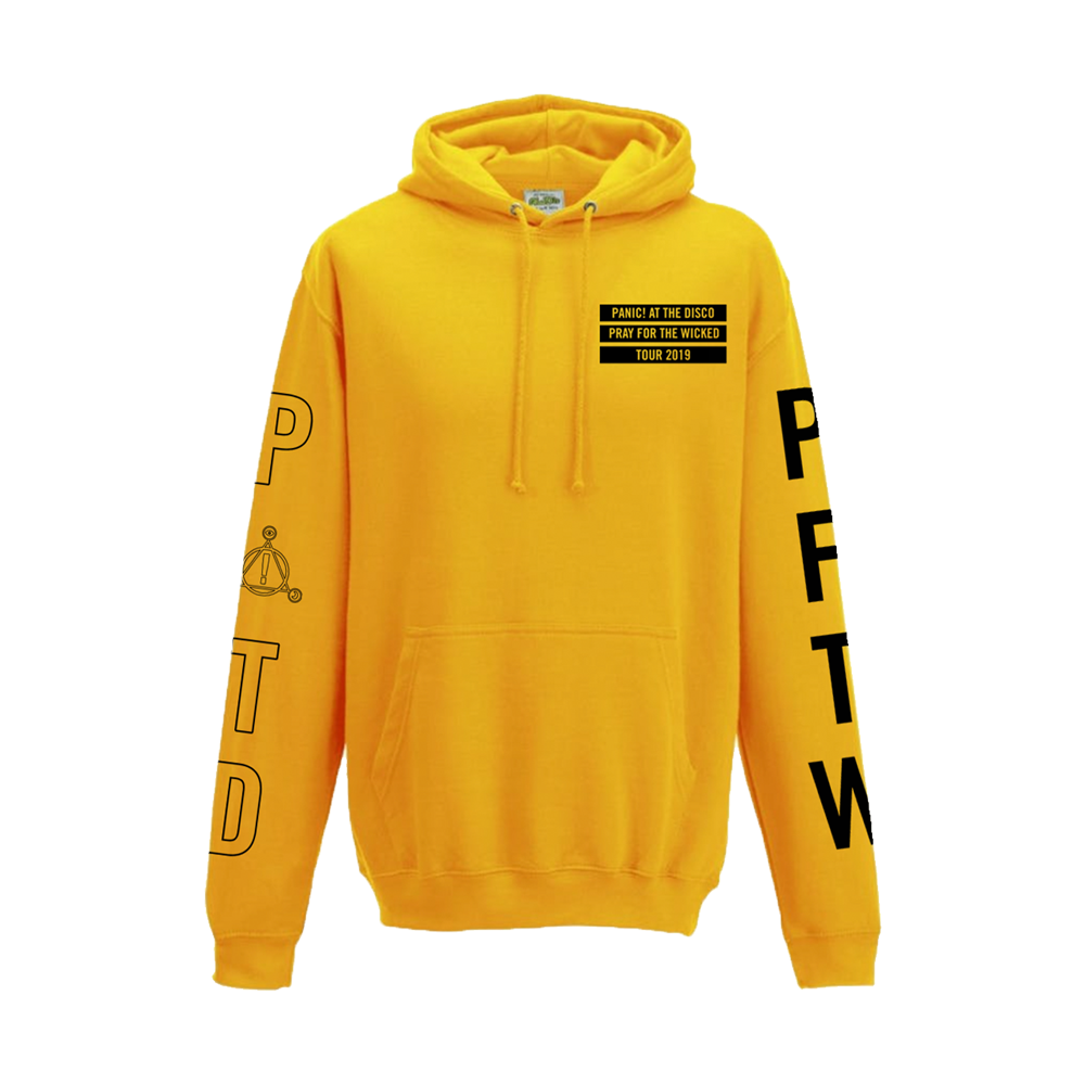 Gold Outline Pullover Hoodie